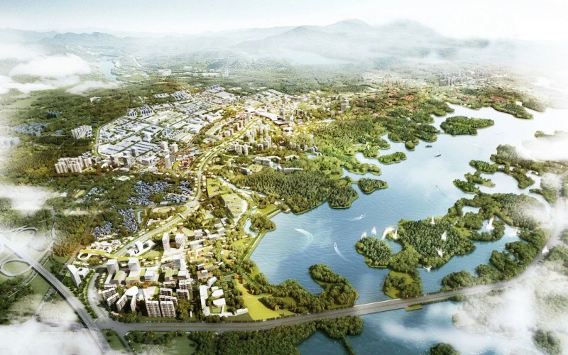 松山湖科學城建設效果圖(局部)